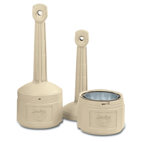 Cendriers Smoker's Cease-Fire, Sur pied, Plastique, Capacit&eacute; 4 gal. US, Hauteur 38-1/2" GTA Hardware Inc