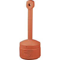 Smokers Cease-Fire&reg; Cigarette Butt Receptacle, Free-Standing, Plastic, 1 US gal. Capacity, 30" Height GTA Hardware Inc