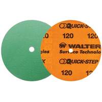Quick-Step XX Sanding Disc, 6" Dia., 120 Grit, Ceramic GTA Hardware Inc