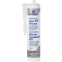 Clear RTV Adhesive Sealant, 300 ml, Cartridge, Clear GTA Hardware Inc
