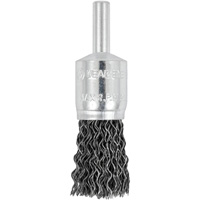 E050-20 Shaft Mounted Crimped End Brush, 1/2", 0.02" Fill, 1/4" Shank GTA Hardware Inc
