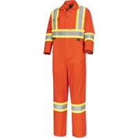 5514T Tall High-Visibility Safety Coveralls, 60, High Visibility Orange GTA Hardware Inc