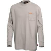 333 Chemise en coton &agrave; manches longues ignifuge, 2T-Grand, Gris GTA Hardware Inc