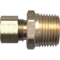 Raccord m&acirc;le de tuyau, 3/16" x 1/8" dia., Laiton GTA Hardware Inc