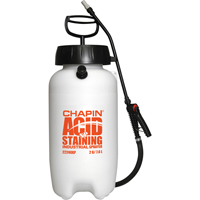 Industrial Acid Staining Sprayers, 2 gal. (7.6 L), Plastic, 12" Wand GTA Hardware Inc