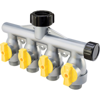 HiFlo Metal 4-Way Hose Valves GTA Hardware Inc