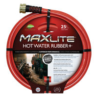 Hot Water Hose, Rubber, 3/4" dia. x 50' L GTA Hardware Inc