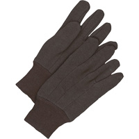 Gants en jersey classiques, Taille unique, Brun, Non doubl&eacute;, Poignet en tricot GTA Hardware Inc