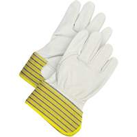 Gants d'ajusteur classiques, Grand, Paume en Cuir fleur de vache, Doublure en Molleton GTA Hardware Inc