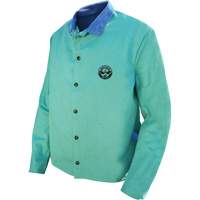 Veste de soudage Gander Brand Banox FR, Coton/Cuir, 2T-Grand, Vert GTA Hardware Inc