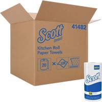 Scott&reg; Kitchen Roll Towels, 1 Ply, 128 Sheets/Roll, 11" W, 8.78" L GTA Hardware Inc