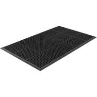 Tapis de s&eacute;rie Competitor, &agrave; fentes, 3' x 5' x 7/8", Noir, Caoutchouc naturel GTA Hardware Inc