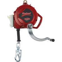 Rebel Self-Retracting Lifeline, 50', Galvanized Steel, Swivel GTA Hardware Inc