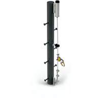 Support avec &eacute;cartement pour mat en acier Lad-Saf GTA Hardware Inc