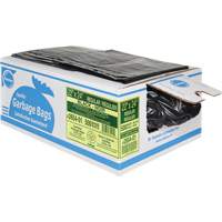 2600 Series Industrial Garbage Bags, Regular, 24" W x 22" L, Black GTA Hardware Inc