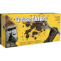 Grease Monkey&reg; Gloves, Large, Nitrile, 8-mil, Powder-Free, Black GTA Hardware Inc