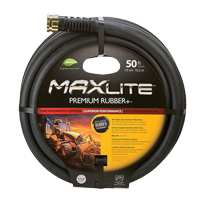 MAXLite Water Hose, Rubber, 3/4" dia. x 50' L GTA Hardware Inc