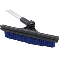 Snow Brush, Telescopic, Polypropylene Blade, 32-1/2" Long, Blue GTA Hardware Inc