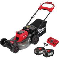 Ensemble de tondeuse sans fil autopropuls&eacute;e &agrave; double pile M18 Fuel, Pouss&eacute;e automatique, &agrave; pile, Largeur de coupe 21" GTA Hardware Inc