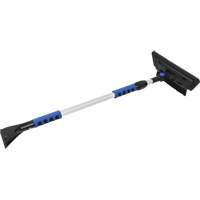 Snow Brush, Telescopic, EVA Foam Blade, 48" Long, Black/Blue GTA Hardware Inc