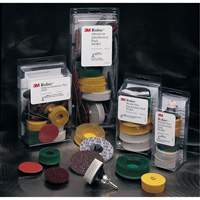 Scotch-Brite Roloc Bristle Disc Kit, Ceramic, 50, 80, 120 Grit, 2" Dia. GTA Hardware Inc