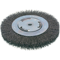 Brosses &eacute;conomiques &agrave; fils cr&ecirc;p&eacute;s - Face moyenne, 6" dia., Fils 0.014, Arbre 2" GTA Hardware Inc