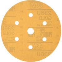 Disque de ponçage antipoussi&egrave;re Hookit, dia 6", Grain P180, Oxyde d'aluminium, Poids C GTA Hardware Inc
