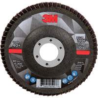 769F Quick Change Flap Disc, 4-1/2" x 7/8", Type 27, 40+ Grit, Ceramic GTA Hardware Inc