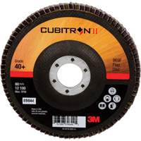 Cubitron II 969F Flap Disc, 5" x 7/8", Type 27, 40+ Grit, Ceramic GTA Hardware Inc