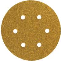 Gold Reserve A296 Paper Hook & Loop Vacuum Disc, 5" Dia., P220/Fine Grit, Aluminum Oxide, C-Weight GTA Hardware Inc