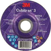 Meule &agrave; tronçonner Cubitron 3, 4-1/2" x 0,04", Arbre de 7/8", Type T27, C&eacute;ramique, 13 300 Tr/min GTA Hardware Inc