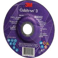 Meule &agrave; tronçonner Cubitron 3, 5" x 0,04", Arbre de 7/8", Type 27, C&eacute;ramique, 60 Tr/min GTA Hardware Inc