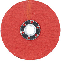 Blaze F980 Speed-Change Fastener Fiber Locking Disc, 4-1/2" Dia., 24 Grit, Ceramic Alumina GTA Hardware Inc