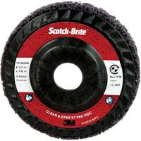 Scotch-Brite Clean and Strip XT Pro Disc XO-DC, 4-1/2" Dia., Extra Coarse Grit, Silicon Carbide GTA Hardware Inc