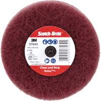 Scotch-Brite Roloc Plus General Purpose Scuffing Wheel, 4" Dia. GTA Hardware Inc