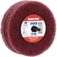 Scotch-Brite Roloc Plus General Purpose Scuffing Wheel, 4" Dia. GTA Hardware Inc