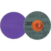 Cubitron 3 Roloc Fibre Disc, 4" Dia., 60+ Grit, Ceramic GTA Hardware Inc