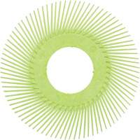 Scotch-Brite Type A Precision Radial Bristle Brush PN-RB without Adapter, Ceramic, 50+ Grit, 6" Dia. GTA Hardware Inc