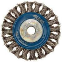Roue compl&egrave;te de c&acirc;ble de torsion, Dia. 5", Fils 0,02", Arbre 5/8"-11, Acier inoxydable GTA Hardware Inc