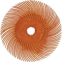 Scotch-Brite Type C Precision Radial Bristle Brush PN-RB, Ceramic, 80+ Grit, 3" Dia. GTA Hardware Inc