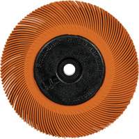 Scotch-Brite Type C Precision Radial Bristle Brush PN-RB with Adapter, Ceramic, 80+ Grit, 6" Dia. GTA Hardware Inc
