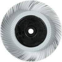 Scotch-Brite Type C Precision Radial Bristle Brush PN-RB with Keyway Core, Ceramic, 120+ Grit, 6" Dia. GTA Hardware Inc
