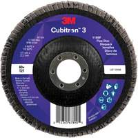 Cubitron 3 Flat Flap Disc 1169F, 5" x 7/8", Type T27, 60+ Grit, Ceramic GTA Hardware Inc