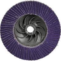 Cubitron 3 Conical  Flap Disc with Quick Change 1169F, 4-1/2" x 5/8"-11, Type T29, 80+ Grit, Ceramic GTA Hardware Inc