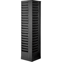 Pr&eacute;sentoirs, Rotatif, 92 fentes, Acier, 14-1/8" la x 14-1/8" p x 66" h GTA Hardware Inc