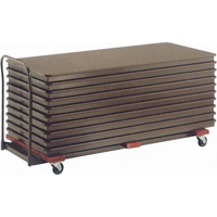 Flat Stacking Table Caddies, 74" W x 31.25" D x 36.25" H GTA Hardware Inc