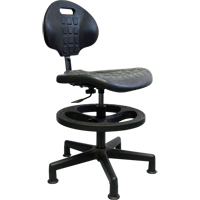 Si&egrave;ges ergonomiques robustes, Polyur&eacute;thane, Noir, Capacit&eacute; 250 lb GTA Hardware Inc