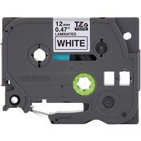 Tze Tape Cartridges, 12 mm x 26-1/4', Black on White GTA Hardware Inc