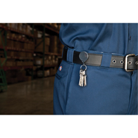 Retractable Mini-Bak&reg; Key Rings, Plastic, 36" Cable, Belt Clip Attachment GTA Hardware Inc