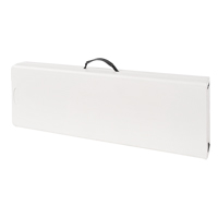 Folding Bench, Polyethylene, 72" L x 12" W x 17" H GTA Hardware Inc